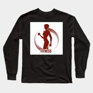 Fitness Logo Long Sleeve T-Shirt